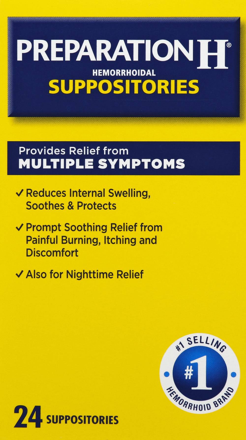 Preparation H Hemorrhoidal Suppositories