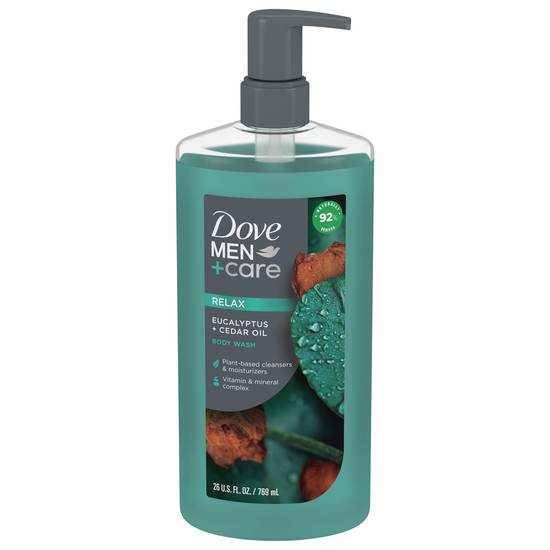 Dove Men+Care Body Wash Eucalyptus + Cedar Oil