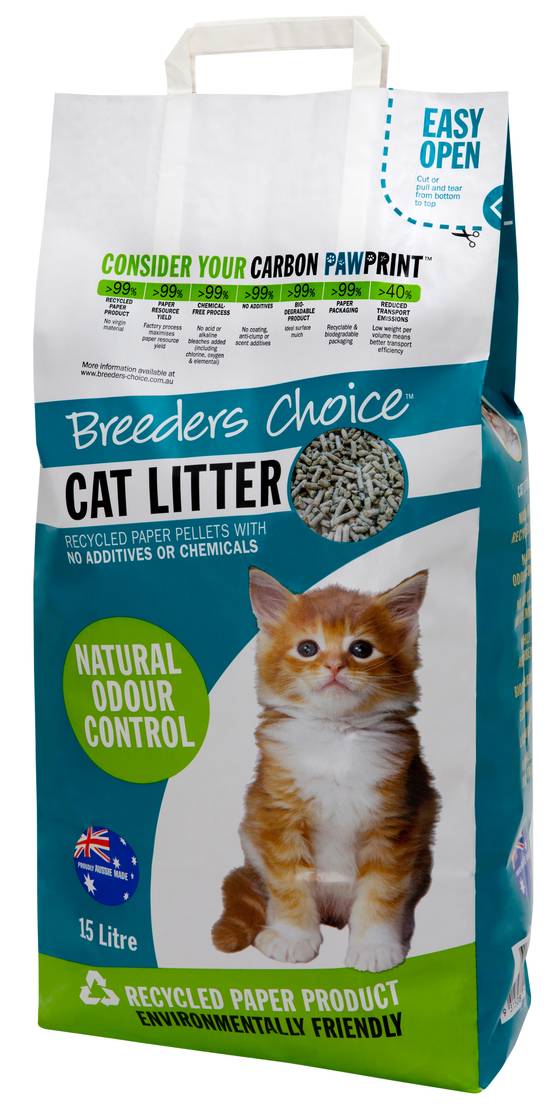 Breeders Choice Cat Litter Paper 15L