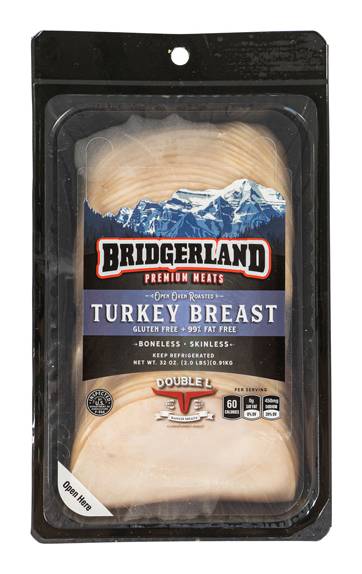 Bridgerland Sliced Open Oven Roasted Turkey Breast (2 lbs)