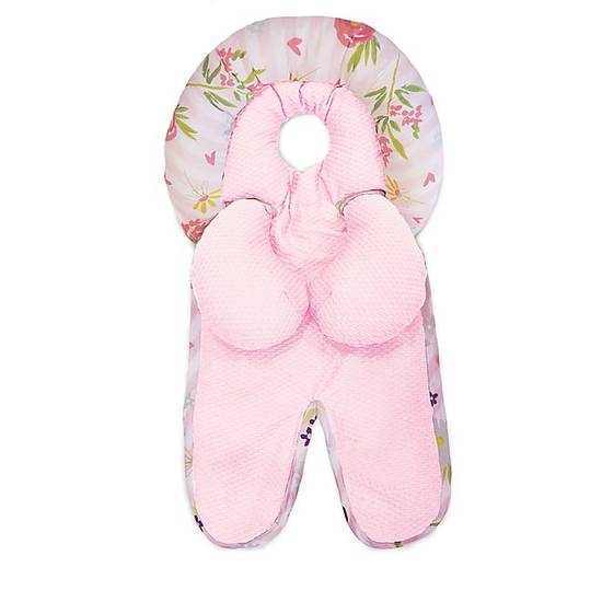 Boppy® Reversible Head and Neck Support in Pink Stripe Flowers