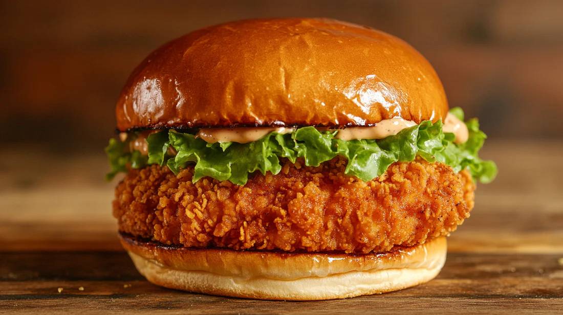 Burger Crispy  🍔🐔