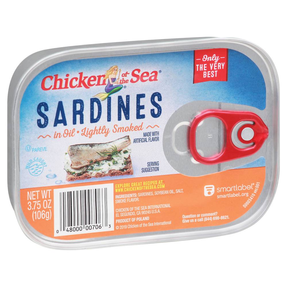 Chicken of the Sea Sardines in Oil (3.75 oz)