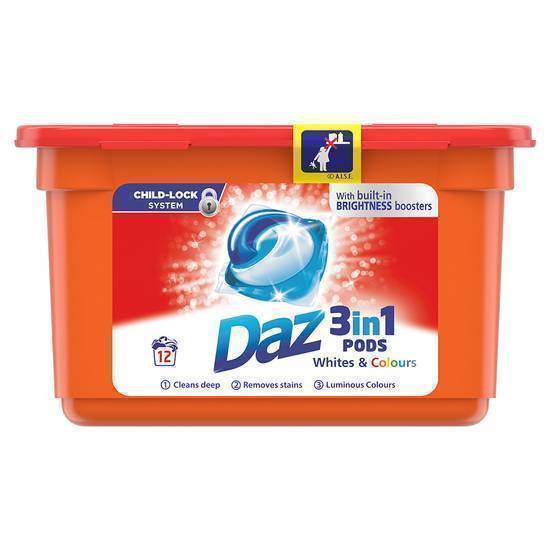 Daz Go Pods Washing Detergent 12pk