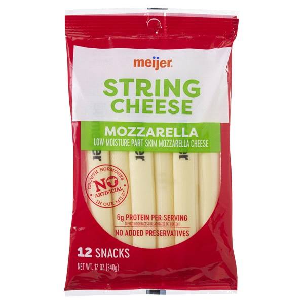 Meijer Mozzarella String Cheese (12 oz)