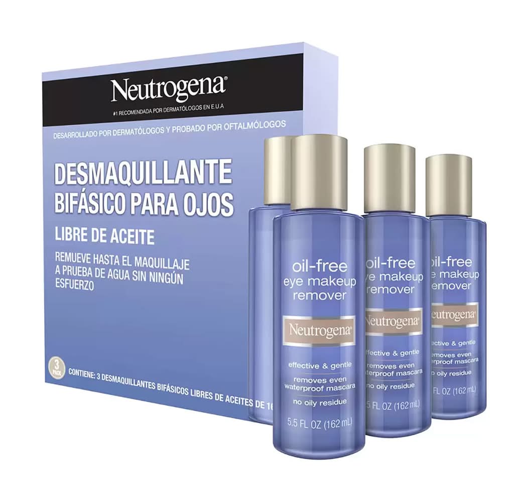 Neutrogena · Set desmaquillantes bifásico para ojos (3 x 162 ml)