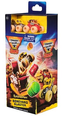 Monster Jam Earthshaker Boneyard Blaster Mega Frenzy Playset