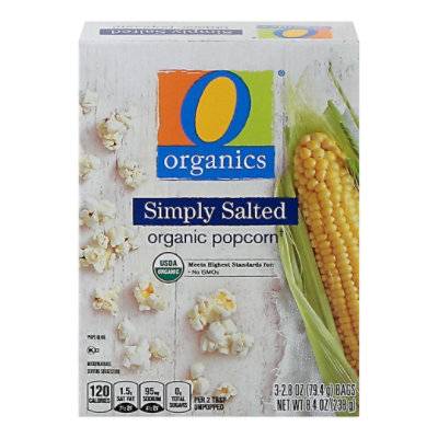 O Organics Popcorn (simply salted)