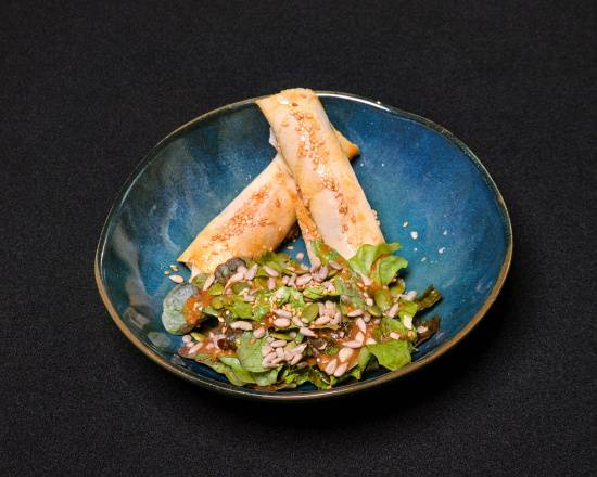 Croustillant au chèvre et miel