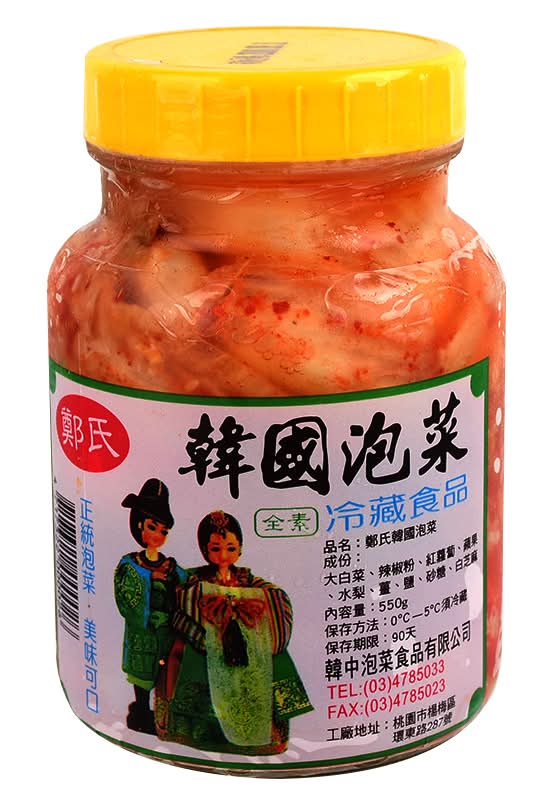 純素韓式泡菜 <550g克 x 1 x 1Can罐>
