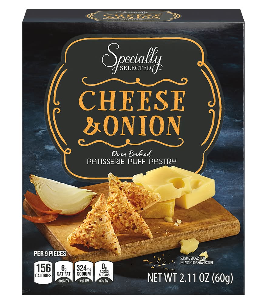 Specially Selected Puff Pastry Cracker, Cheese & Onion (2.11 oz)