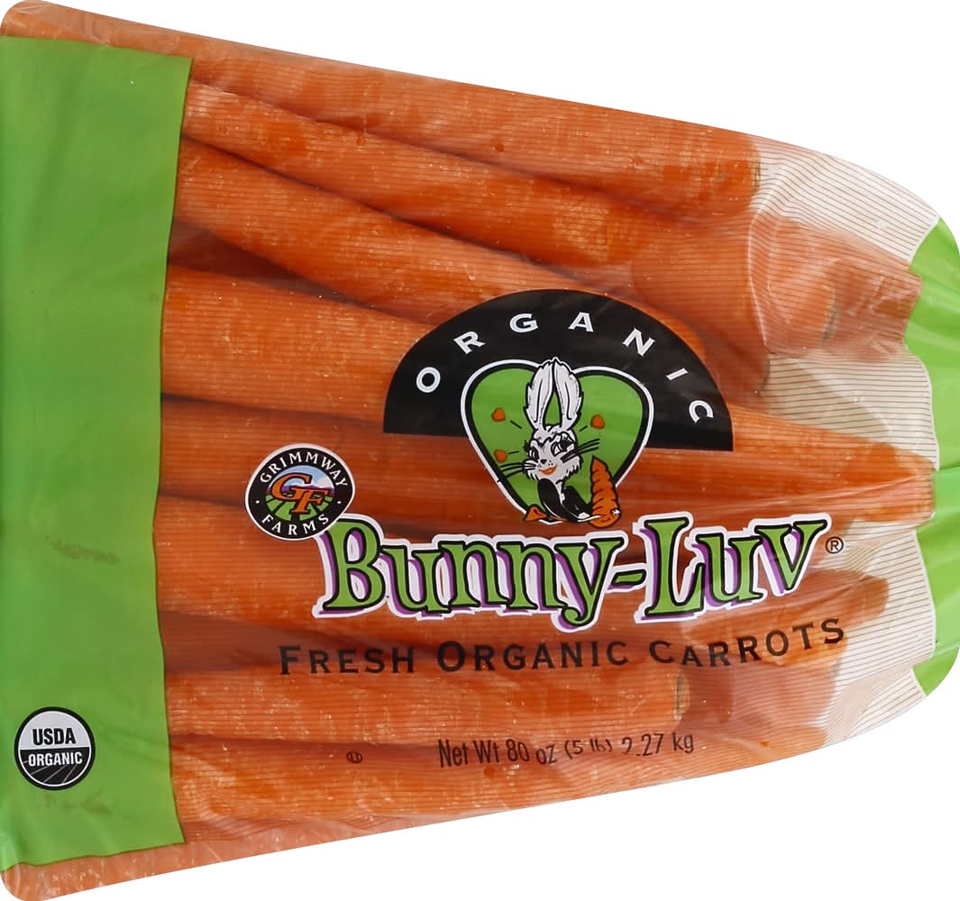 Bunny-Luv Fresh Organic Carrots (80 oz)