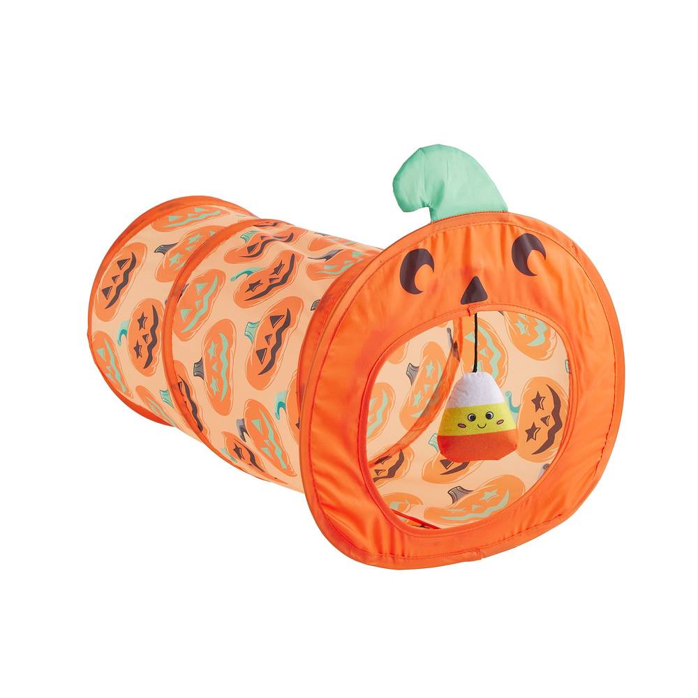 Thrills & Chills Fishbone Pop Up Tunnel Cat Toy (orange)