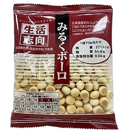 31_三菱　生活志向　みるくボーロ（70g）