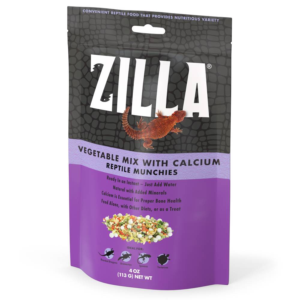 Zilla Vegetable Mix With Calcium Reptile Munchies