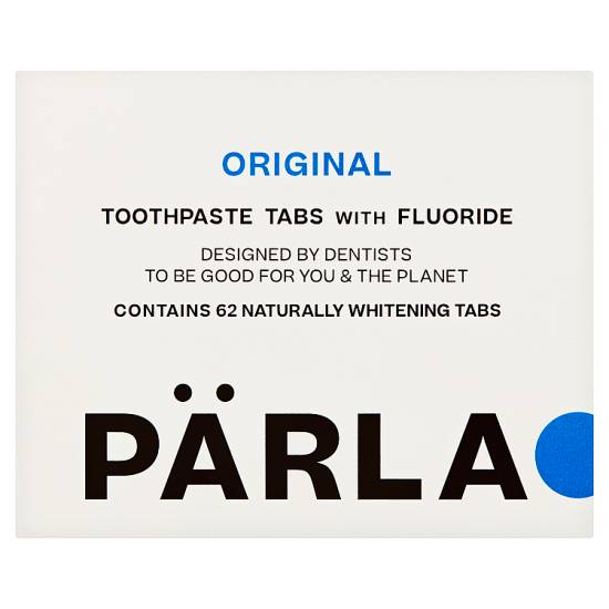 PÄRLA Original Naturally Whitening Toothpaste Tabs 62s