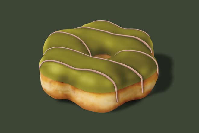 Matcha donut