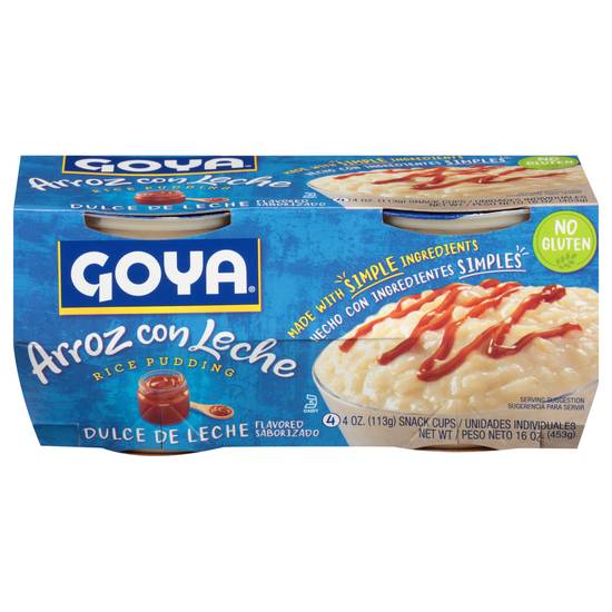 Goya Dulce De Leche Flavored Rice Pudding (4 ct )