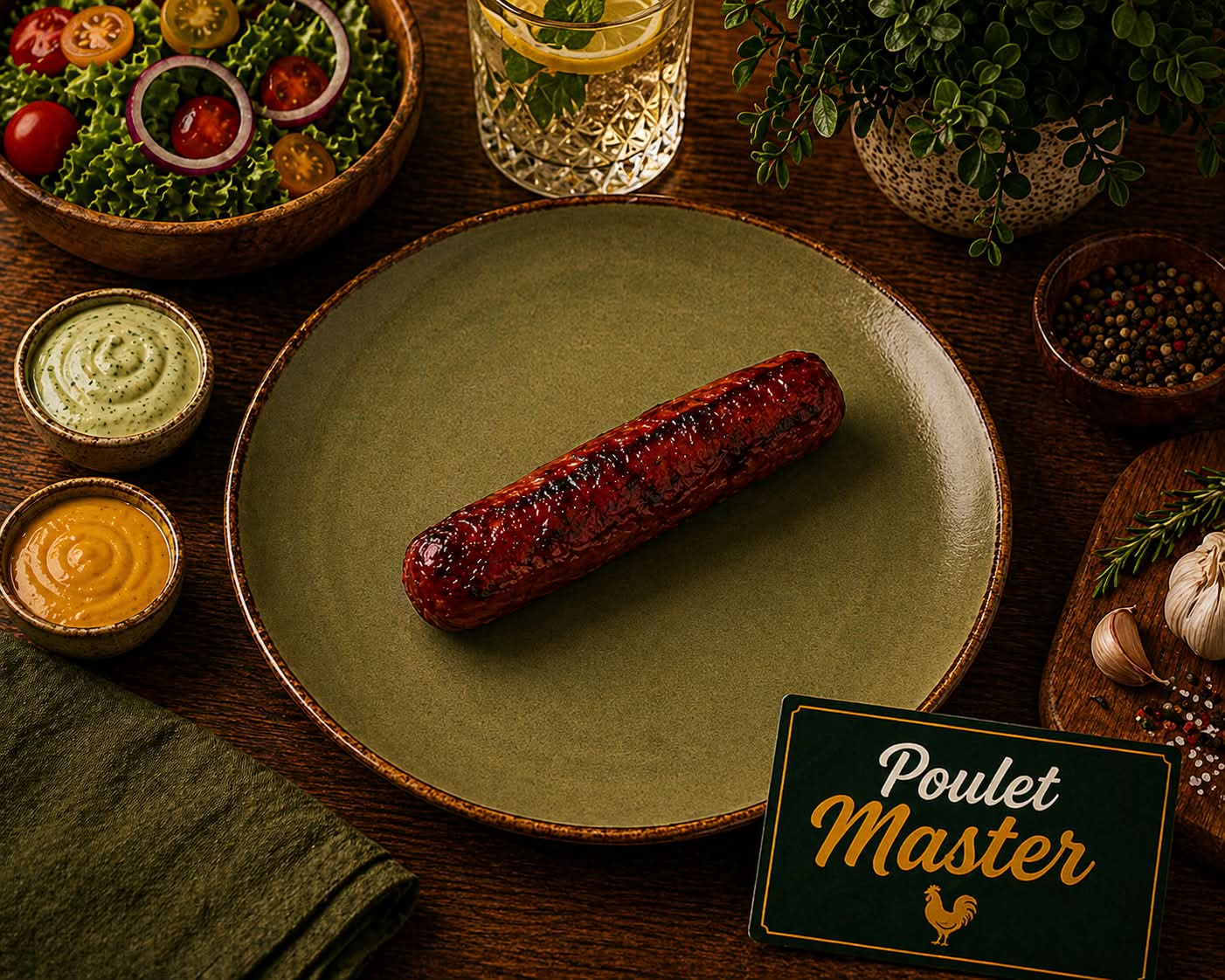 Saucisse de Volaille Caramélisée