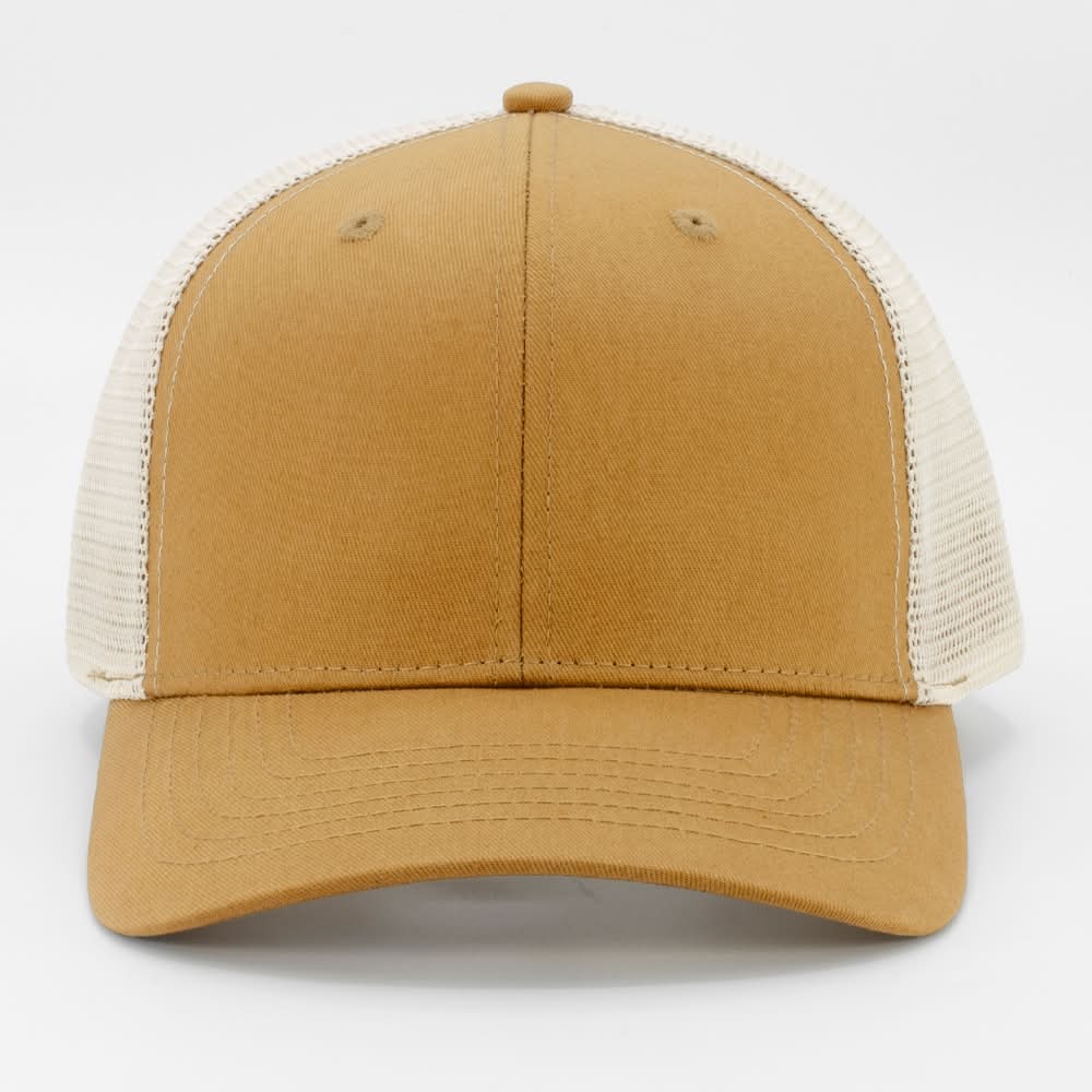 Infinity Brands Men's Dark Brown/Khaki Cotton Baseball cap