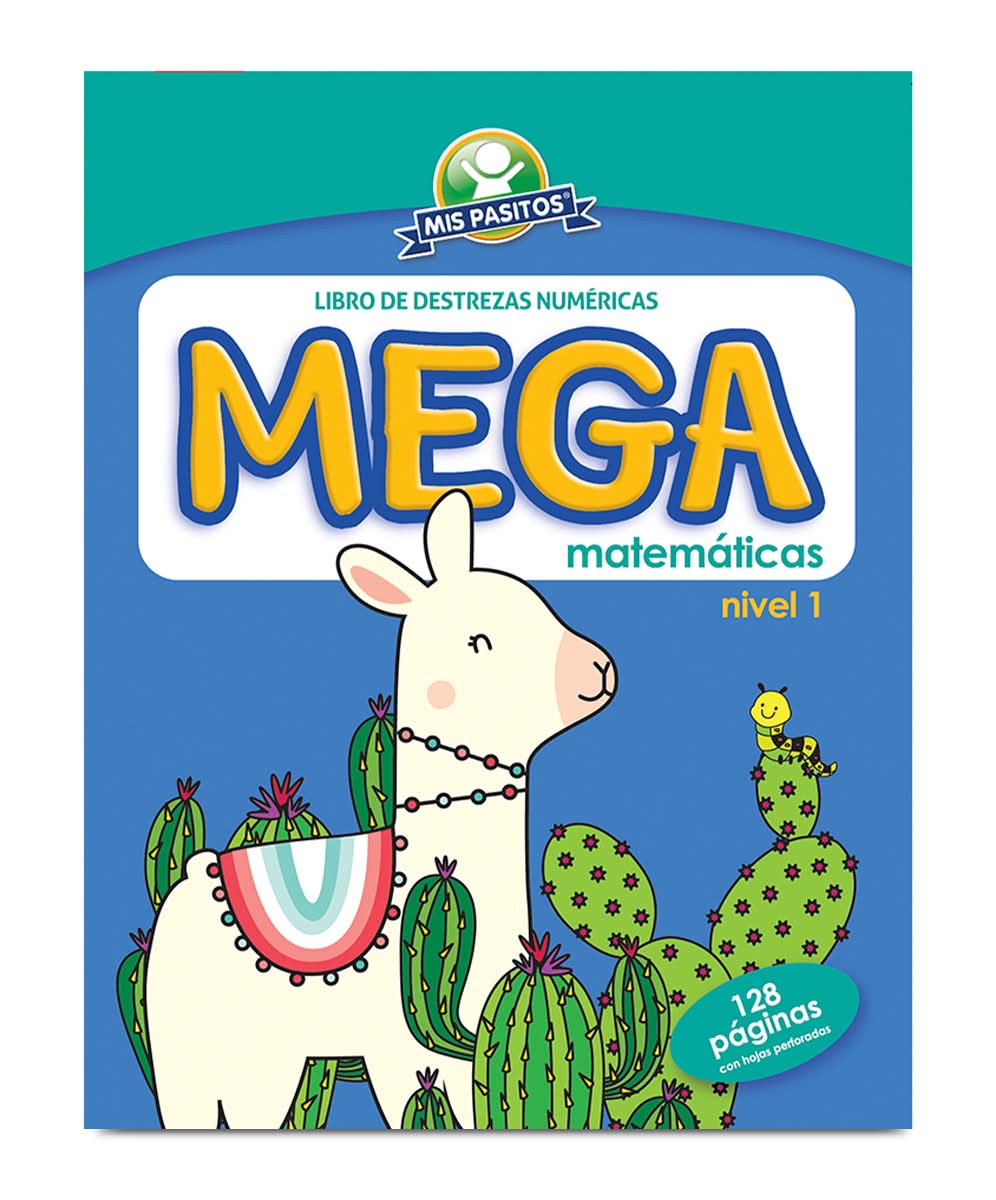 Mis pasitos · Mega libro de destrezas numéricas nivel 1
