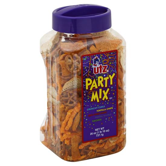 Utz Party Mix Crunchy Curls Tortilla Chips
