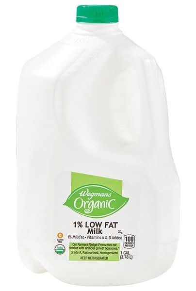 Wegmans Organic 1% Low Fat Milk