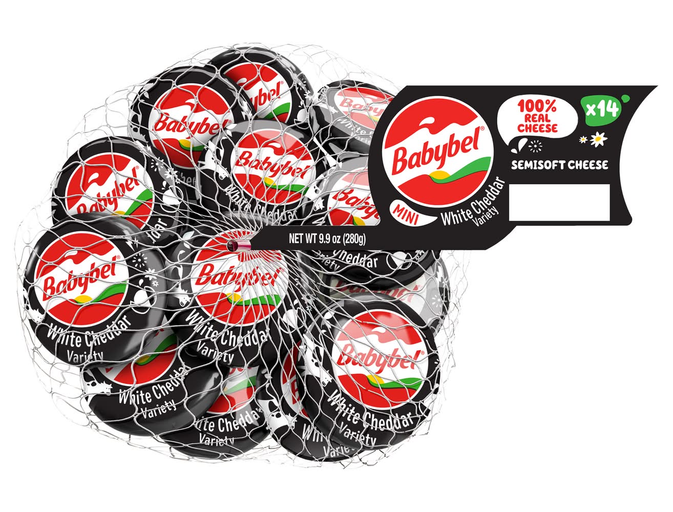 Babybel Mini White Cheddar Cheese (9.9 oz)