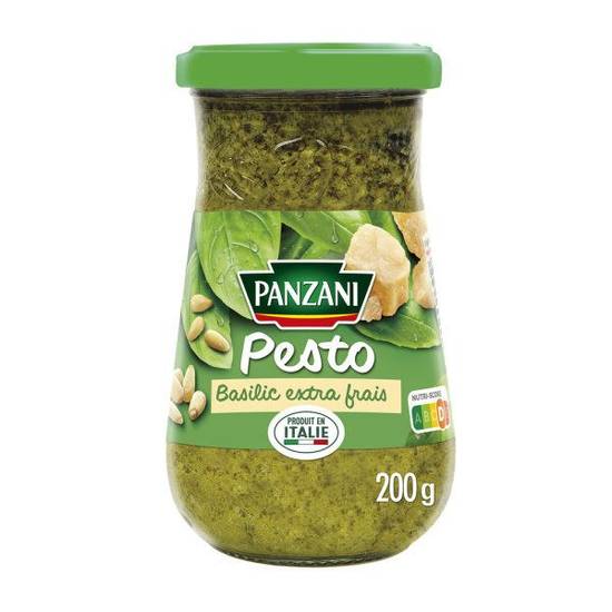 Sauce pesto basilic extra frais PANZANI 200g