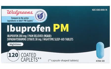 Walgreens Ibuprofen Pm Tablets