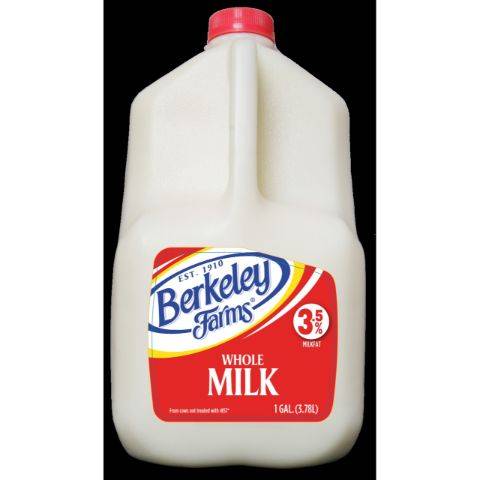 Berkeley Farms Whole Milk Gallon