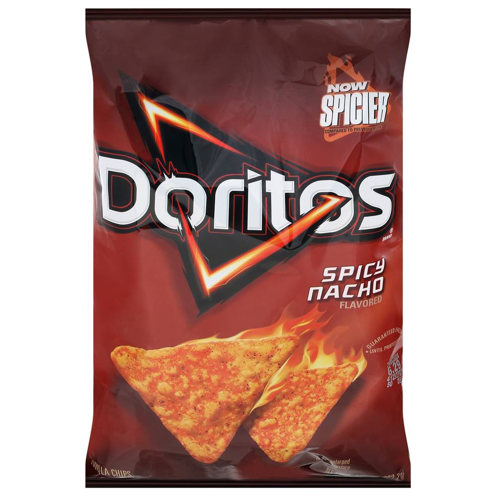 Doritos Tortilla Chips, Spicy Nacho (9.25 oz)