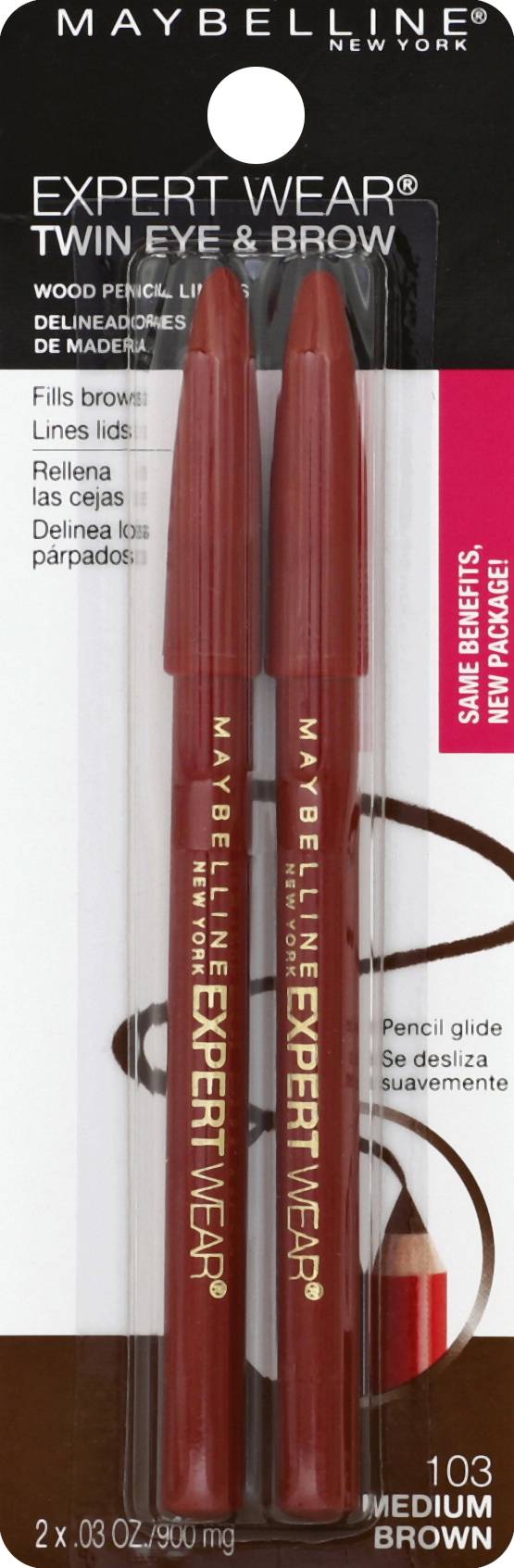 Maybelline Medium Brown 103 Eyebrow Pencil (0.06 oz)