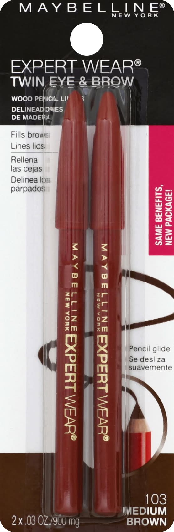 Maybelline Medium Brown 103 Eyebrow Pencil (0.1 oz)