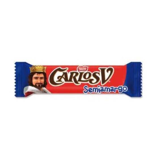 CARLOS V CHOCOLATE SEMIAMARGO 20GR