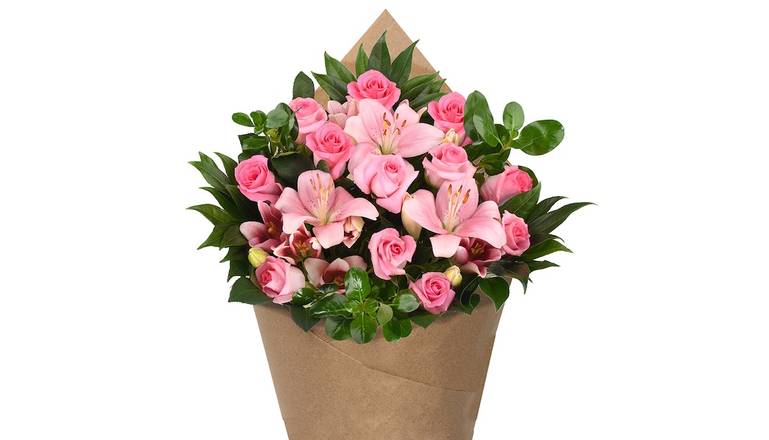 Bloom Haus™ 12 Plus Rose Bouquet - Pink