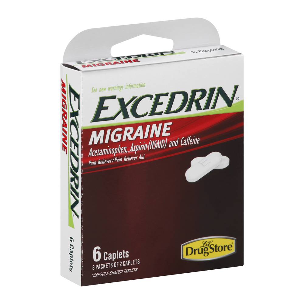 Excedrin Migraine Pain Reliever Caplets (3 ct)