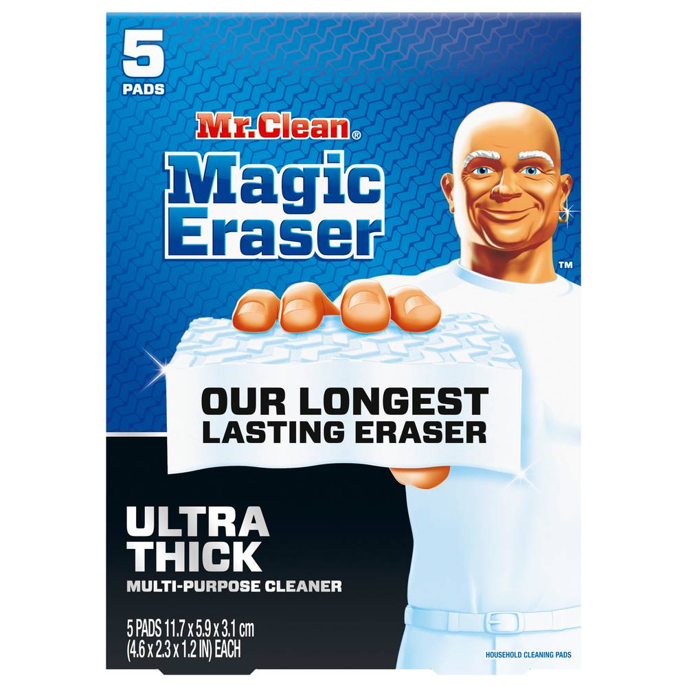 Mr. Clean Magic Eraser Ultra Thick Multi Purpose Cleaner (5 ct)