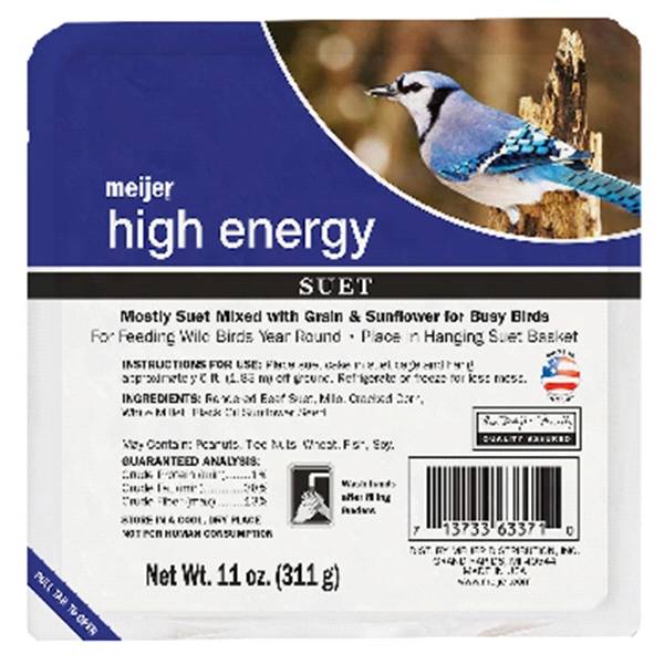 Meijer High Energy Wild Bird Suet, 11 oz