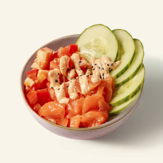 Poke Pequeño Salmón.