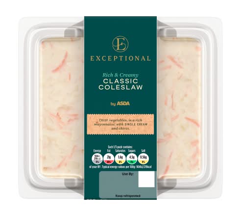 ASDA Exceptional Rich & Creamy Classic Coleslaw (300g)