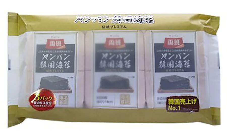 韓国海苔 ヤンバン 8切8枚×3ﾊﾟｯｸ