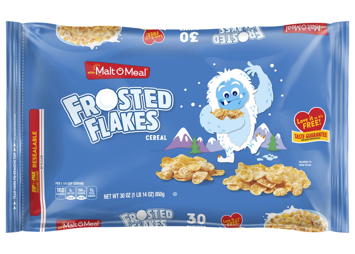 Malt-O-Meal Frosted Flakes Cereal (30 oz)