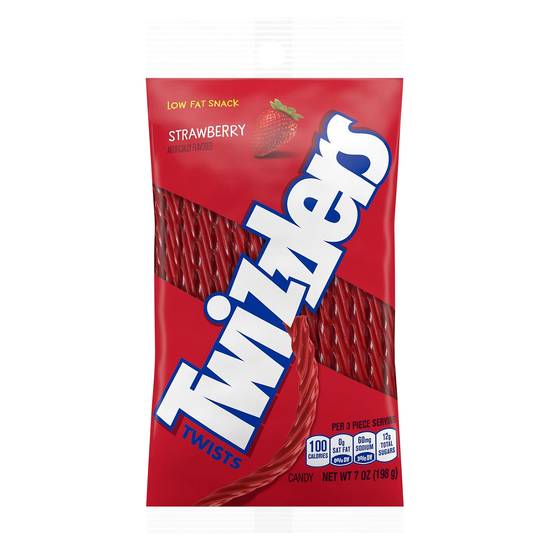 Twizzlers Twists Strawberry Licorice Chewy Candy