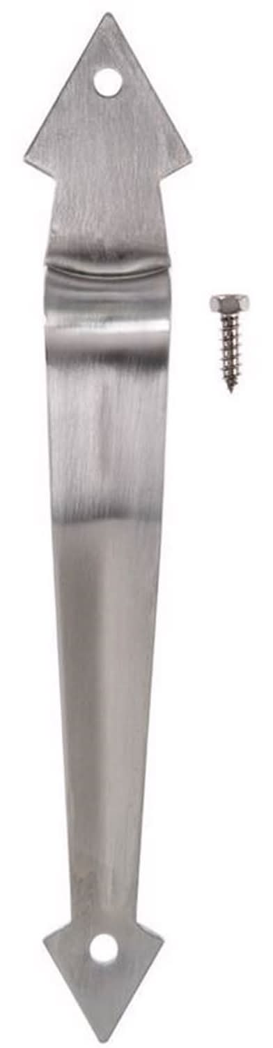 ACE 8.75 In. L Silver Stainless Steel Ornamental Gate Pull