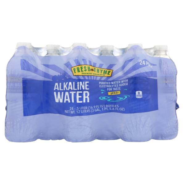 Fresh Thyme Alkaline Water (24 pack, 16.9 fl oz)