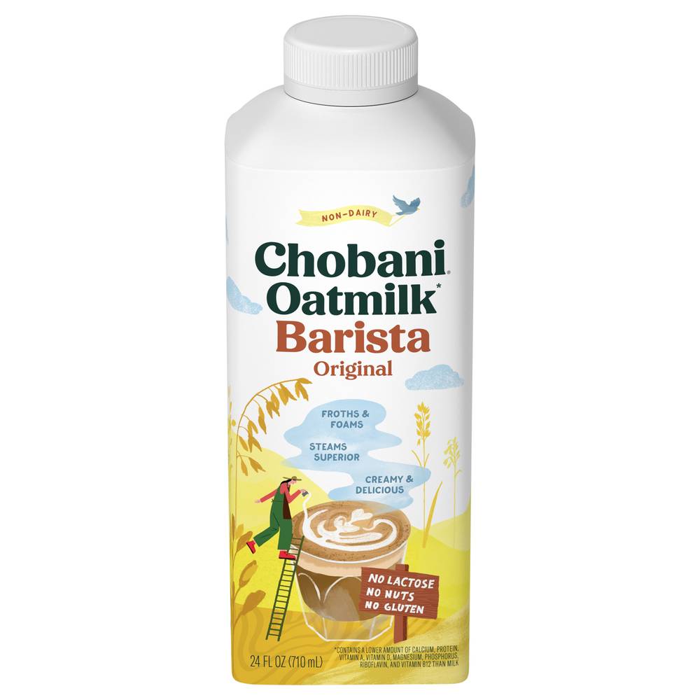 Chobani Original Oatmilk Oat Drink (24 fl oz) (barista edition)