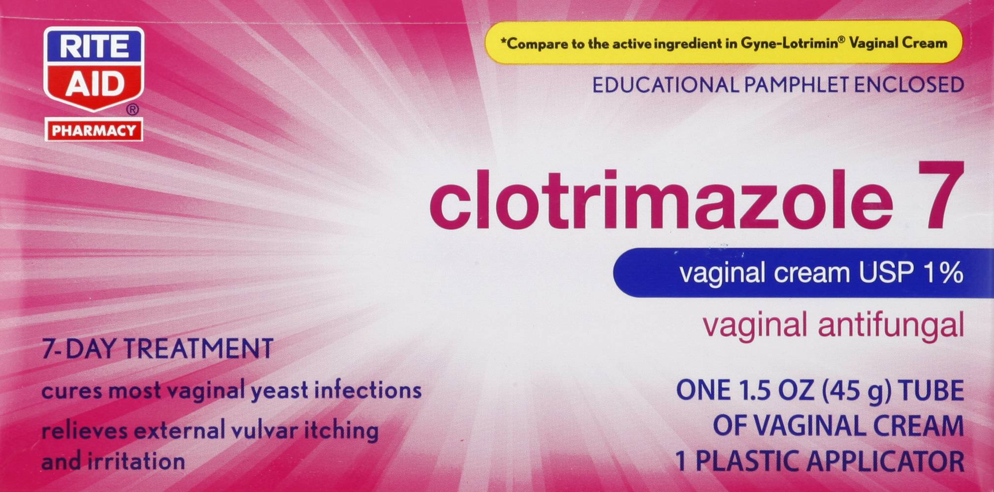 Rite Aid Pharmacy Vaginal Antifungal (1.5 oz)