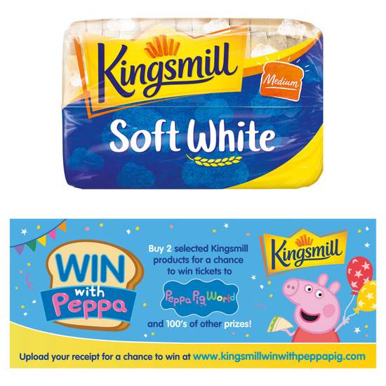 Kingsmill Medium Soft White Bread 800g
