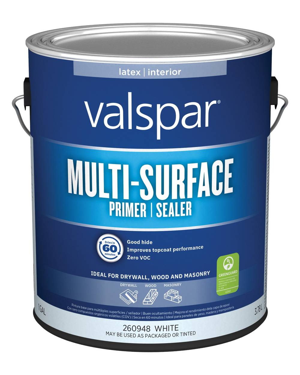 Valspar Interior Multi-purpose Water-based Wall and Ceiling Primer (1-Gallon) | 007.0260948.007